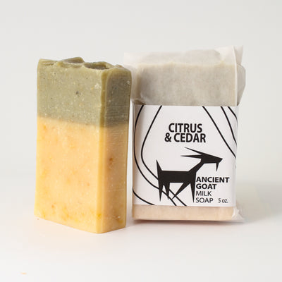 CITRUS & CEDAR GOAT MILK SOAP