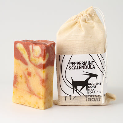 PEPPERMINT & CALENDULA GOAT MILK SOAP