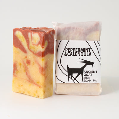 PEPPERMINT & CALENDULA GOAT MILK SOAP